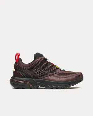 ACS Pro Black / Chocolate Plum / High Risk Red Low Top Sneakers