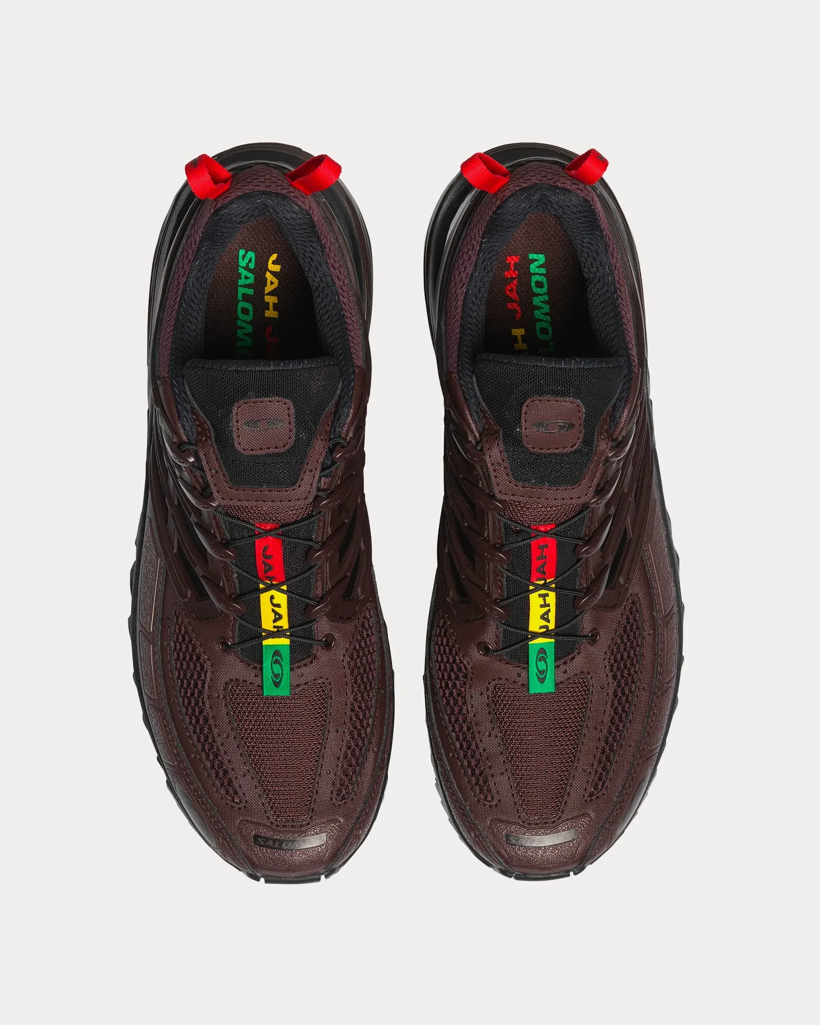 ACS Pro Black / Chocolate Plum / High Risk Red Low Top Sneakers