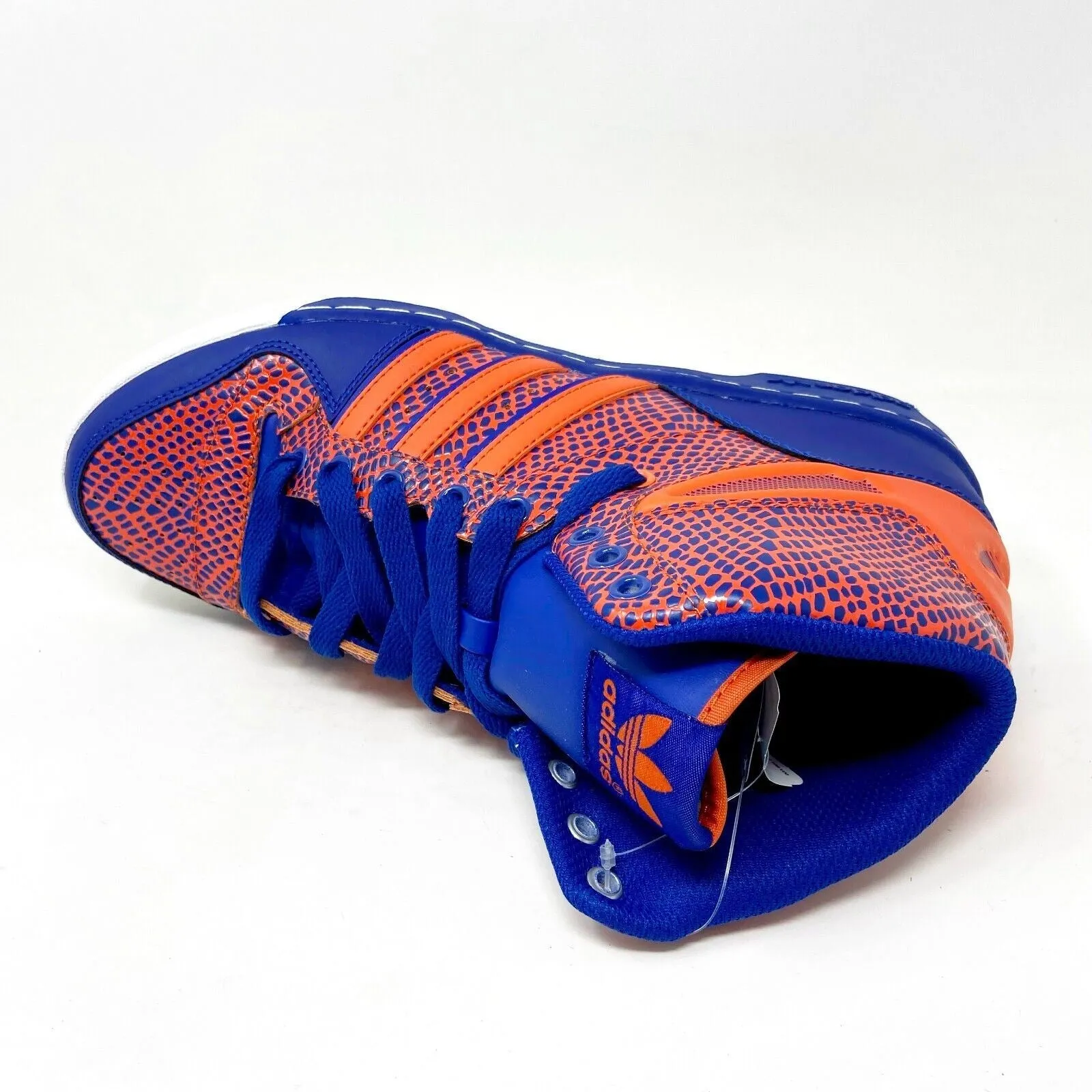 Adidas Originals Metro Attitude Orange Blue Knicks Mens Retro Sneakers C75407