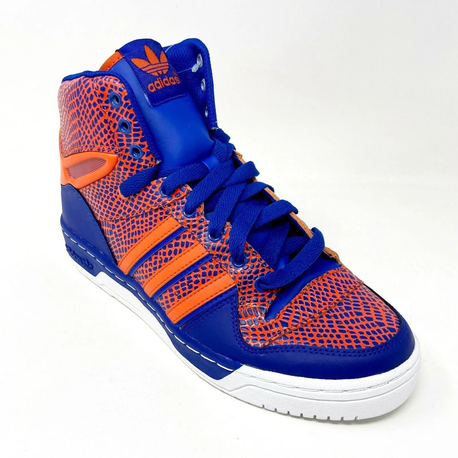 Adidas Originals Metro Attitude Orange Blue Knicks Mens Retro Sneakers C75407