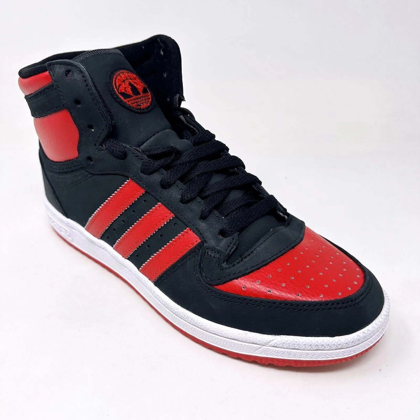 Adidas Originals Top Ten Black Scarlet Red Chicago Mens Sneakers FZ6024