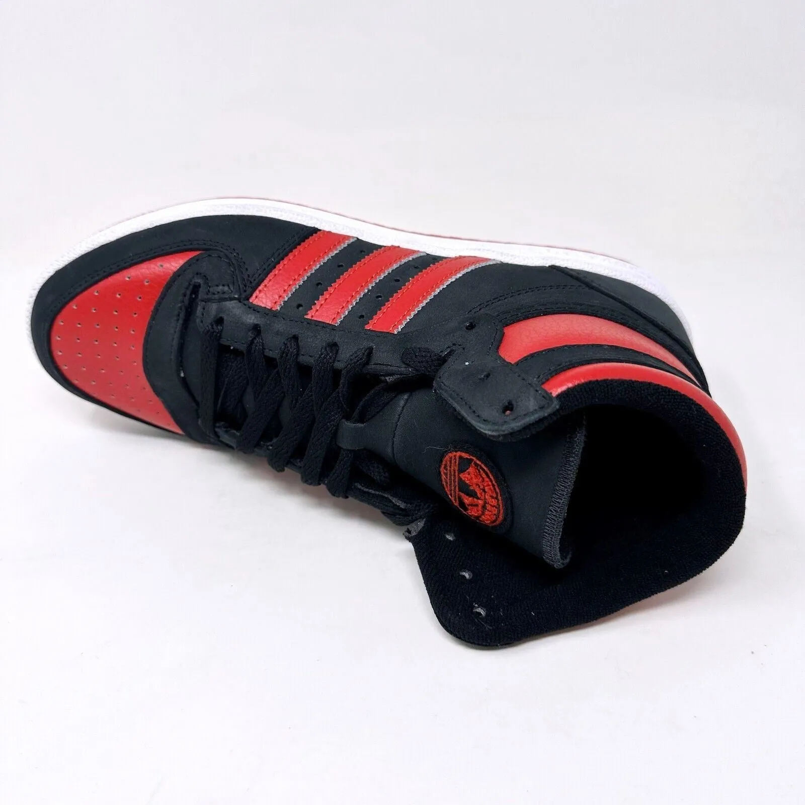 Adidas Originals Top Ten Black Scarlet Red Chicago Mens Sneakers FZ6024