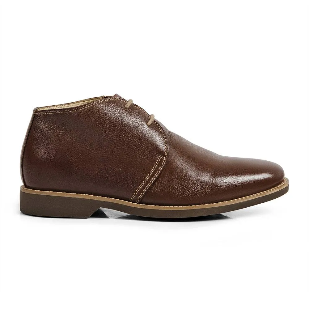 Anatomic Colorado Mens Pinhao Brown Leather Lace Up Ankle Boots