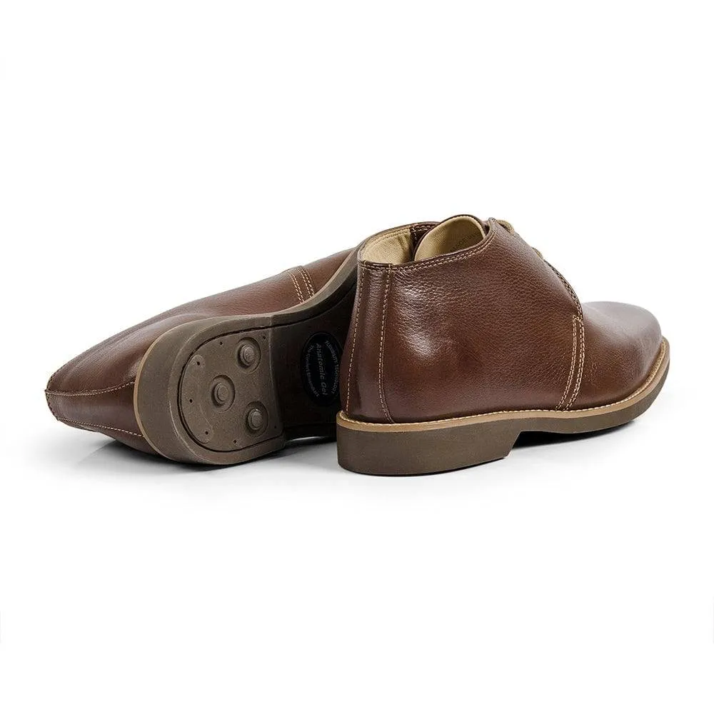 Anatomic Colorado Mens Pinhao Brown Leather Lace Up Ankle Boots