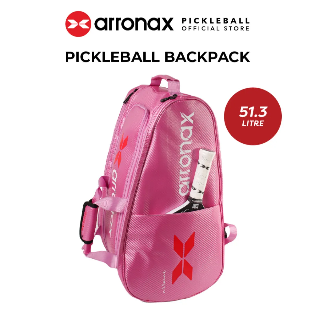 ARRONAX AOX99 Pickleball Backpack - Carbon PU Insulated, Multifunctional Dual-Shoulder Design for Men and Women