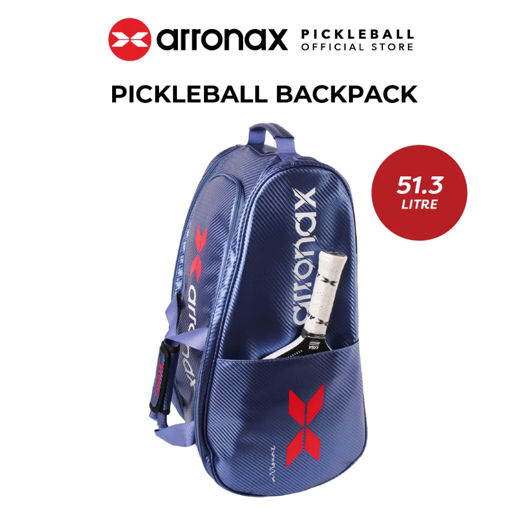 ARRONAX AOX99 Pickleball Backpack - Carbon PU Insulated, Multifunctional Dual-Shoulder Design for Men and Women