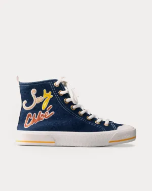 Aryana Navy High Top Sneakers