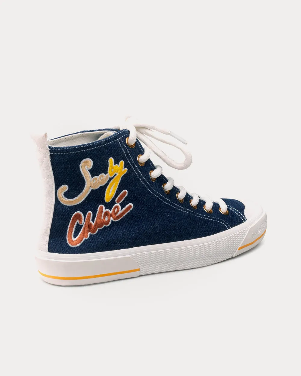 Aryana Navy High Top Sneakers