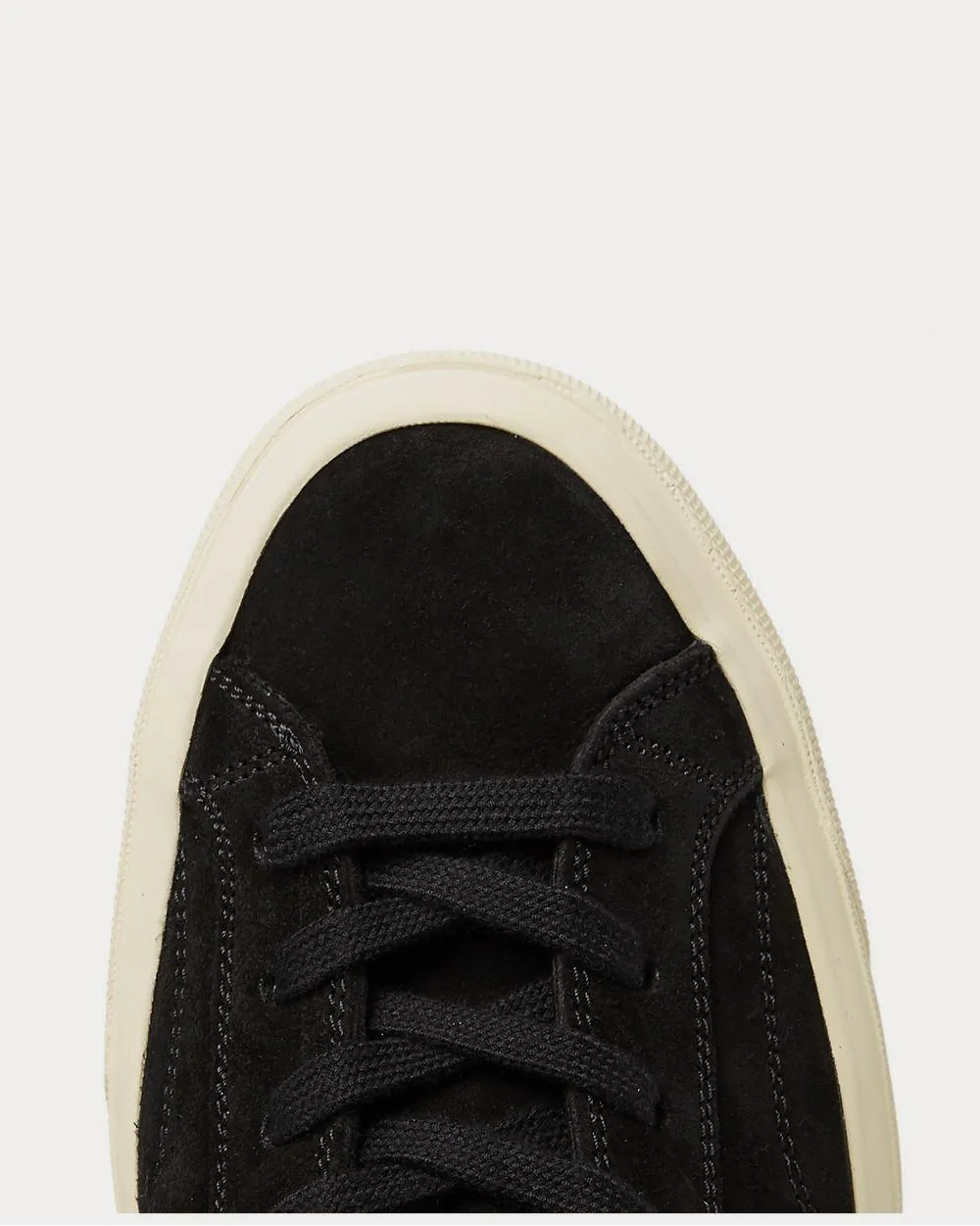 Cambridge Leather-Trimmed Suede High-Top  Black high top sneakers