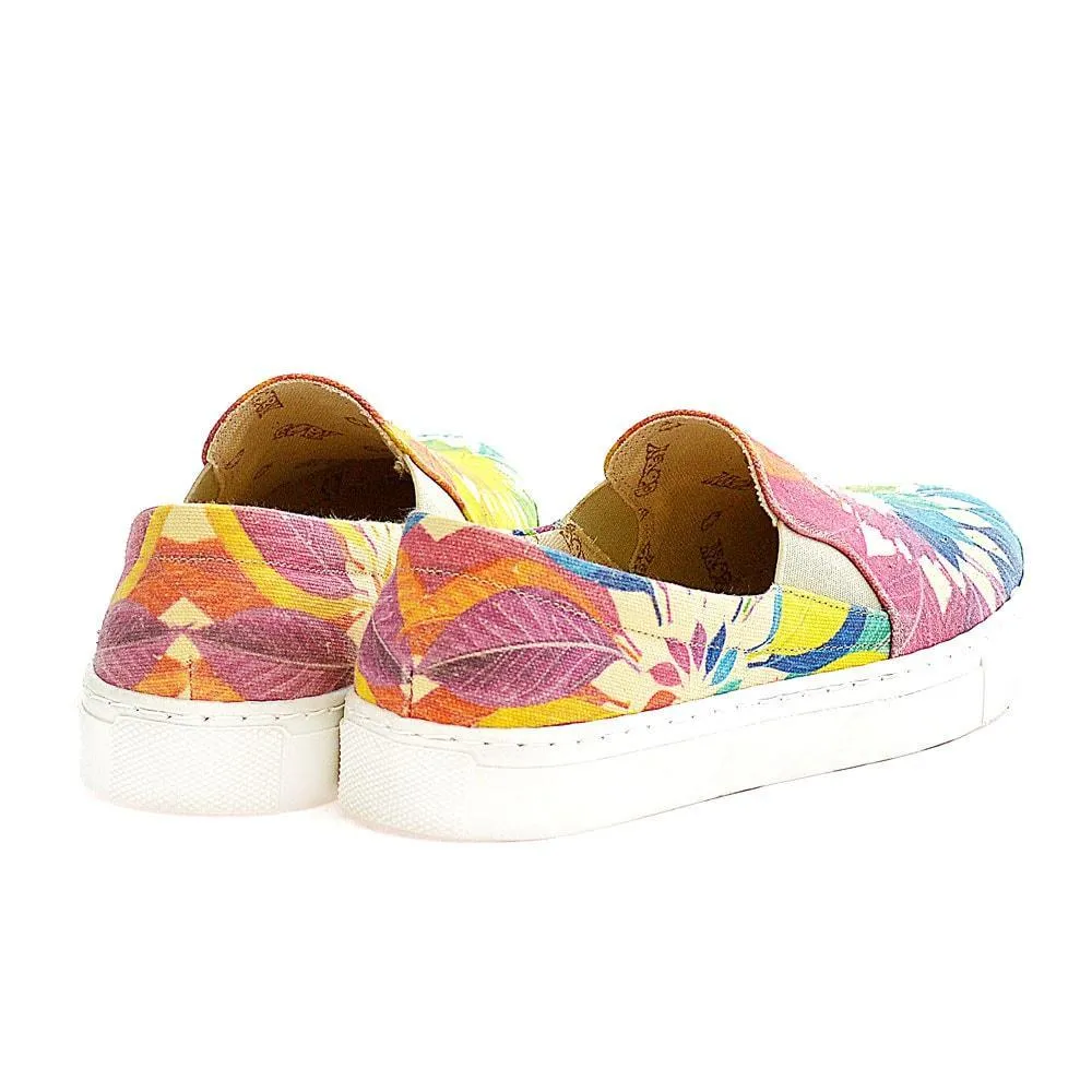 Colored Leaves Slip on Sneakers Shoes VN4402