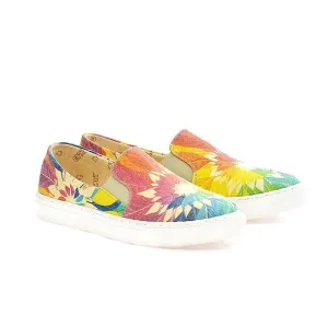 Colored Leaves Slip on Sneakers Shoes VN4402