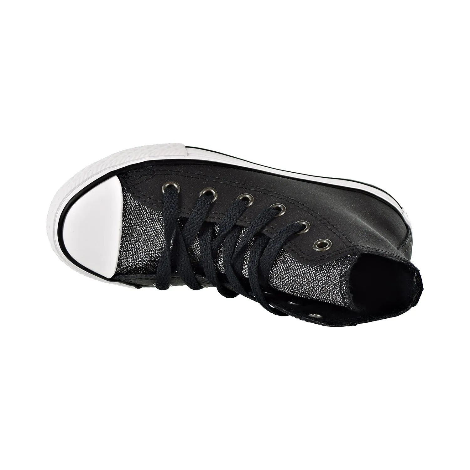 Converse Chuck Taylor All Star Hi Kids Shoes Black/Black/White