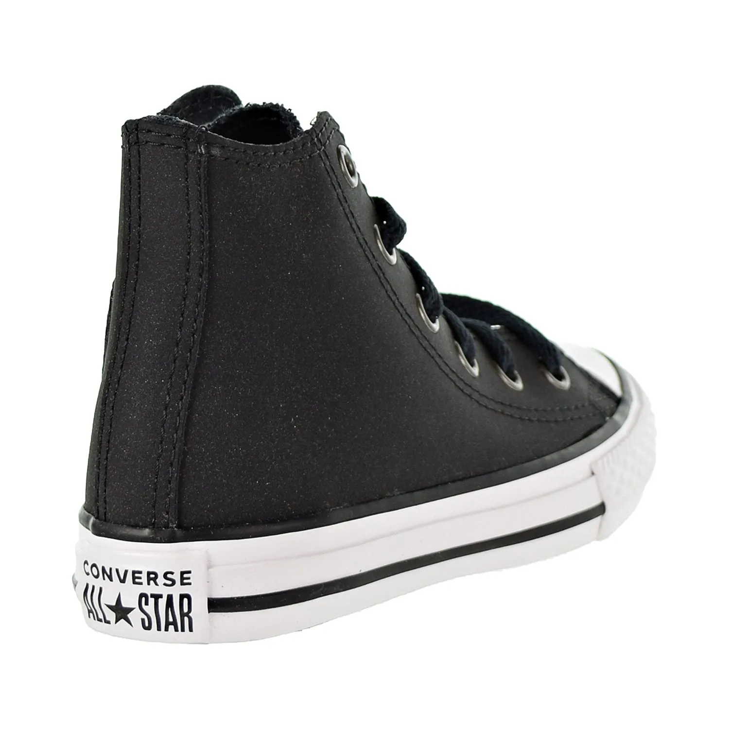 Converse Chuck Taylor All Star Hi Kids Shoes Black/Black/White