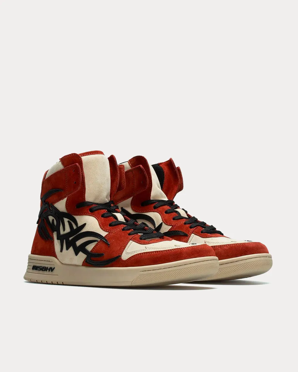 Court Red High Top Sneakers