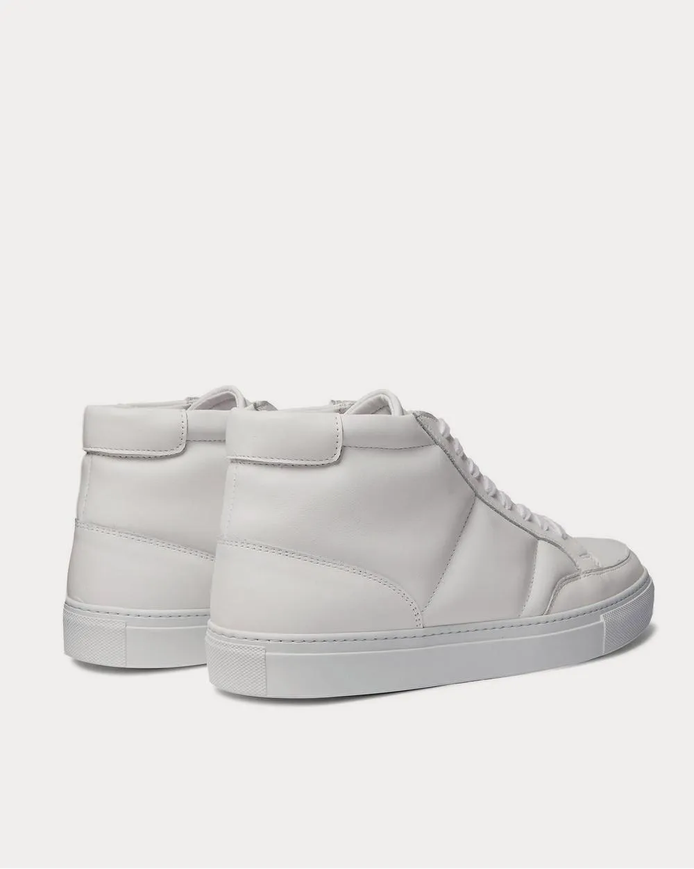 Danny Leather High-Top  White high top sneakers