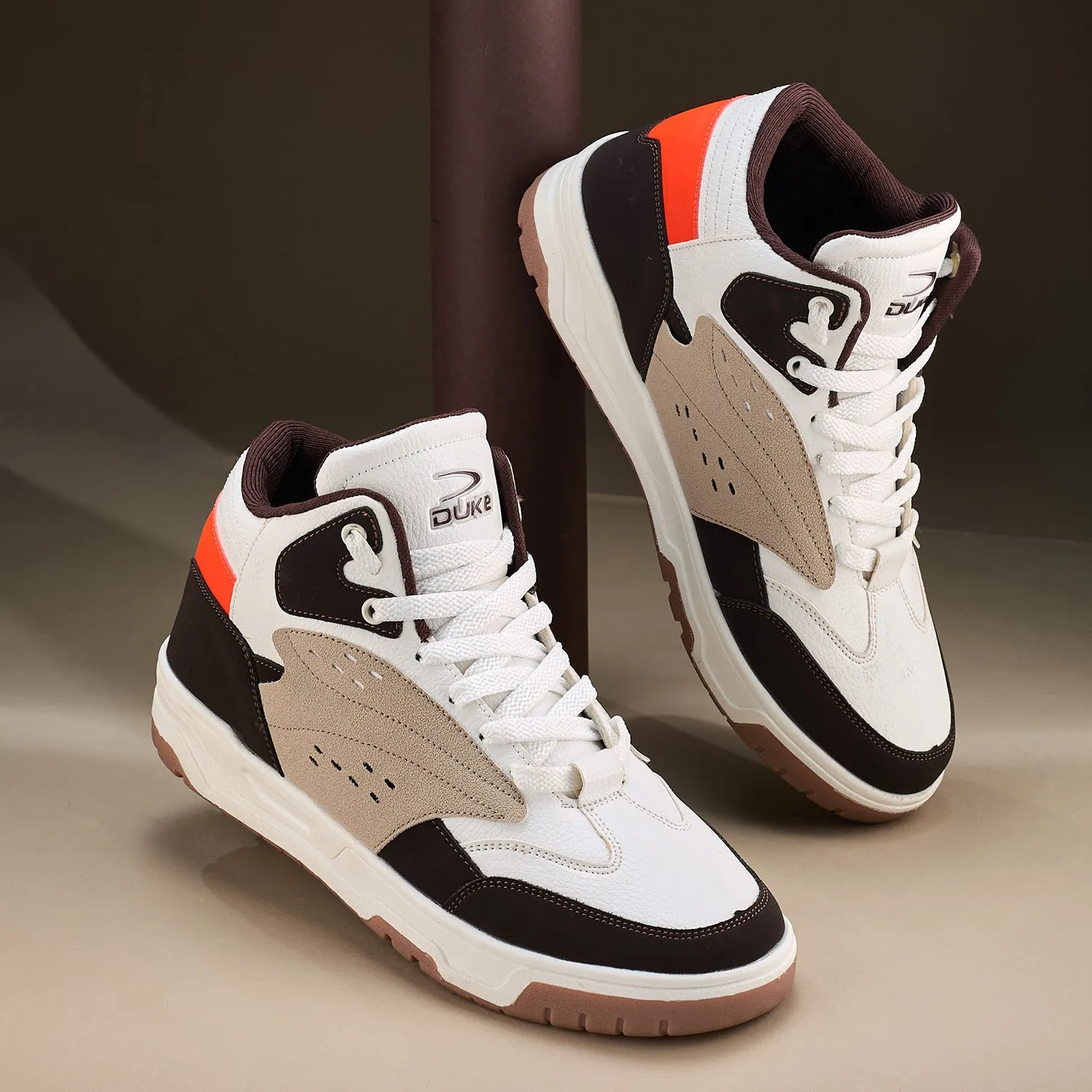 Duke Men's Streetstyle High-Top Sneakers (FWOL2560)