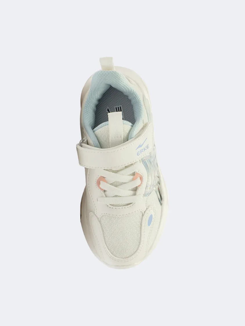 Erke Casual Infant-Girls Lifestyle Sneakers White/Bluish Violet