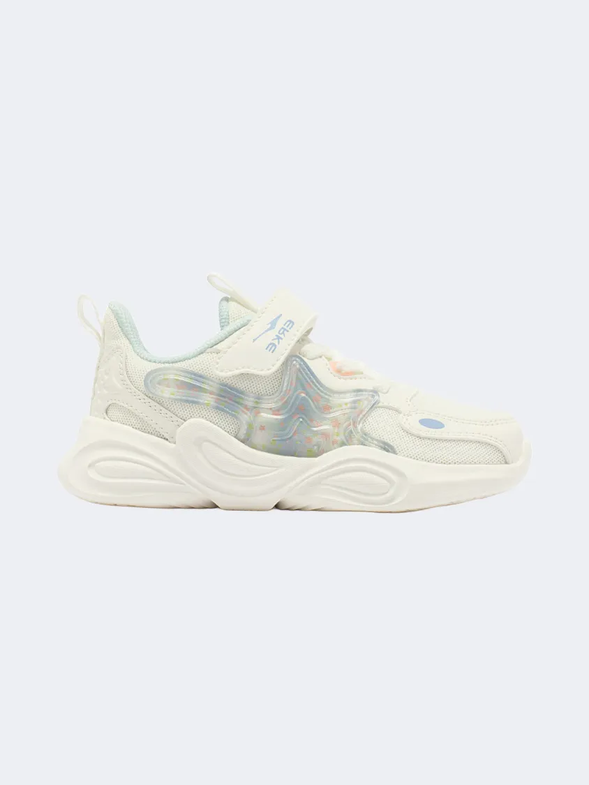 Erke Casual Infant-Girls Lifestyle Sneakers White/Bluish Violet