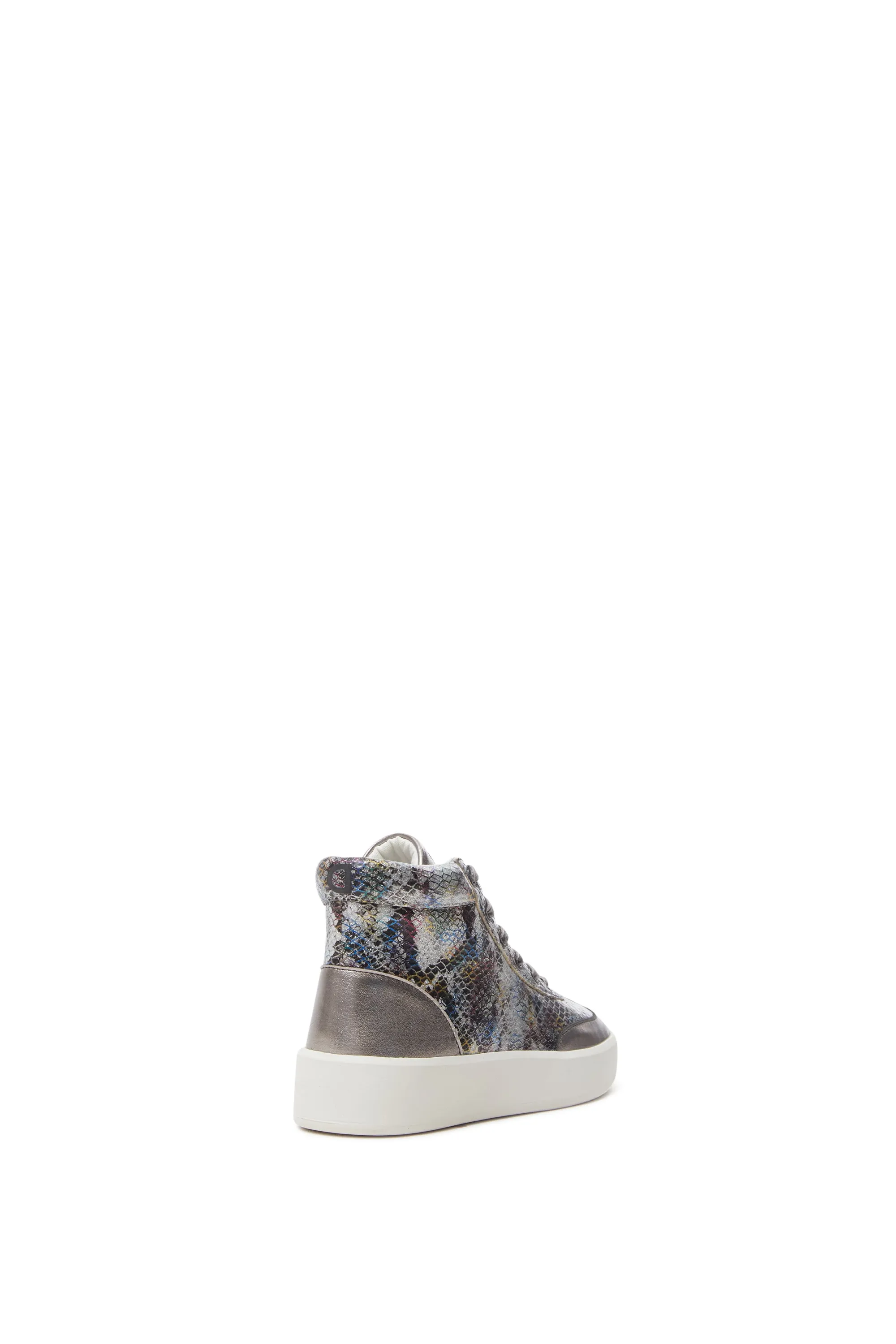 Fancy High Mermaid High Top Silver Trainers Desigual Style 21WSKP25
