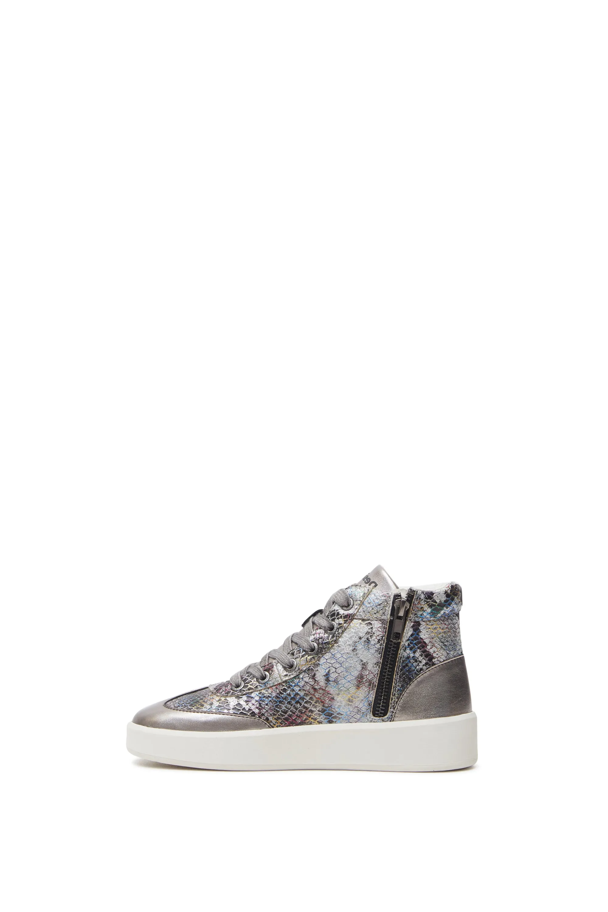 Fancy High Mermaid High Top Silver Trainers Desigual Style 21WSKP25