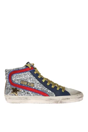 GOLDEN GOOSE SLIDE HIGH TOP SNEAKERS