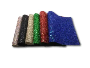 GRASS GLITTER Canvas Fabric Sheets