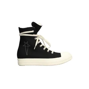 High-Top Hollywood Ramones Sneakers (Black/Pearl/Milk)