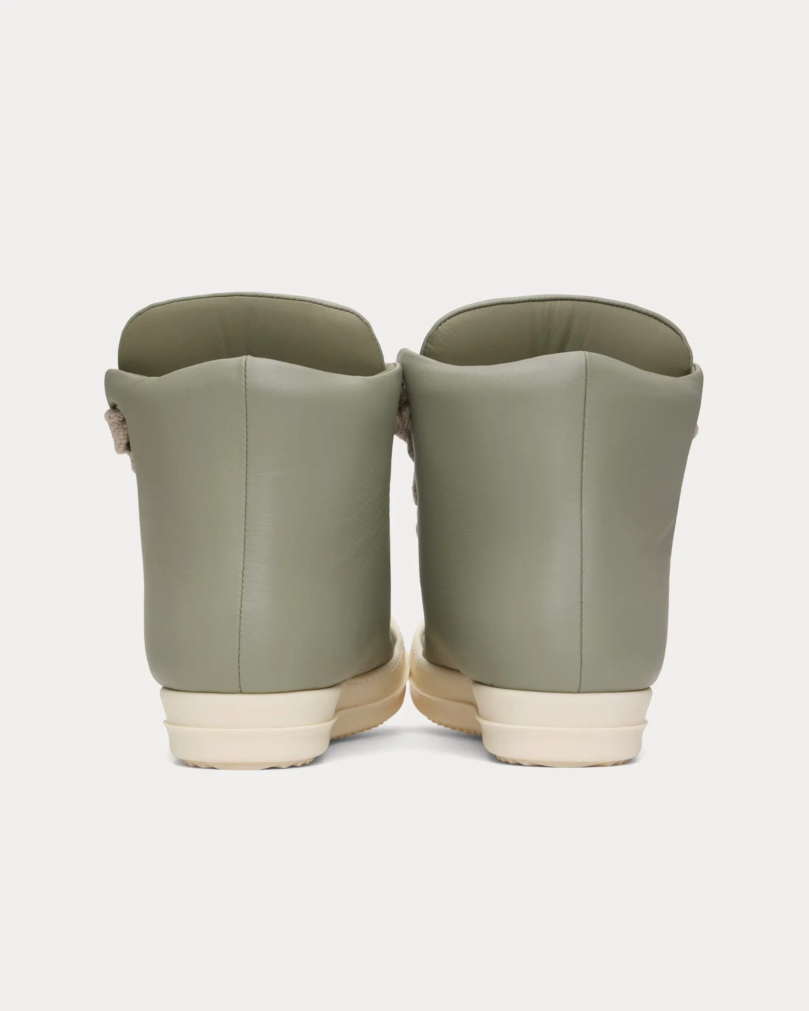 Hollywood Jumbolace Leather Celadon / Milk High Top Sneakers