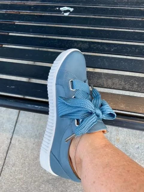 Jovi Blue Jean Canvas Shoes