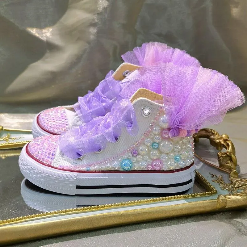 Kids Canvas Shoes For Girl Customized Shoes