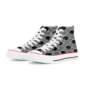 Kuro Nami - Black Wave High Top Shoes