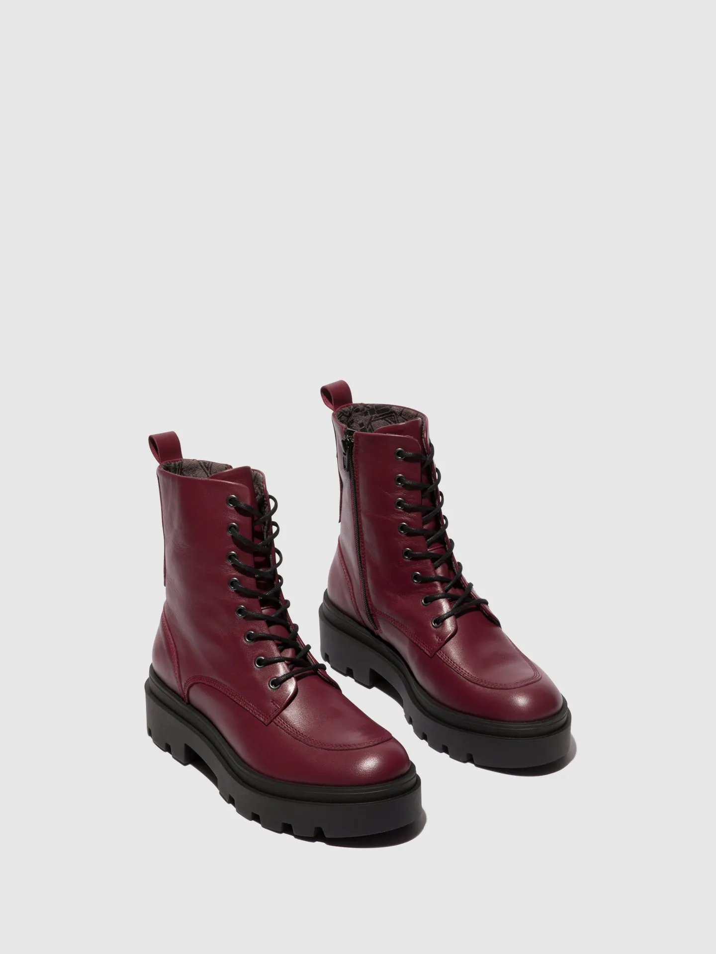 Lace-up Ankle Boots JAYE878FLY WINE