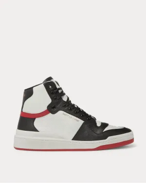Leather High-Top  Black high top sneakers