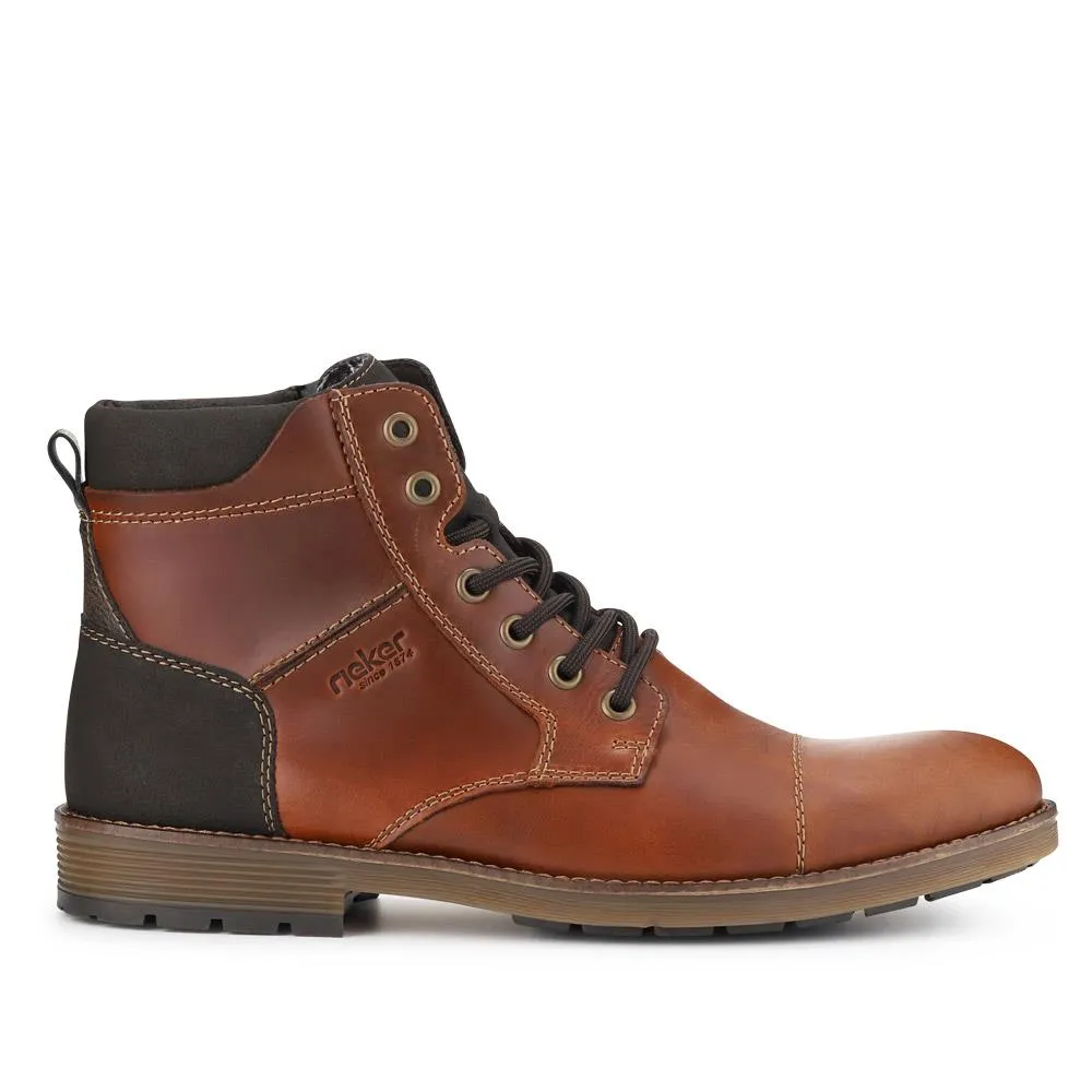 Leather Lace-Up Boots - RKR40517 / 325 909