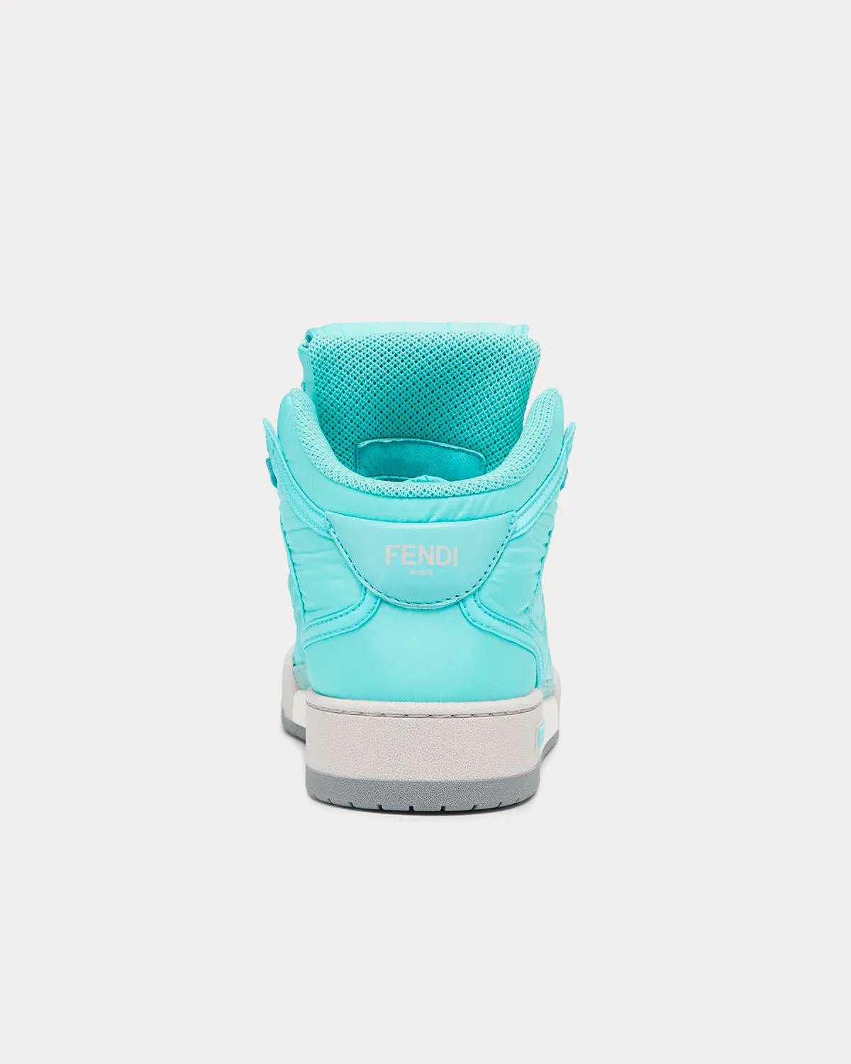 Match Nylon Turquoise  High Top Sneakers