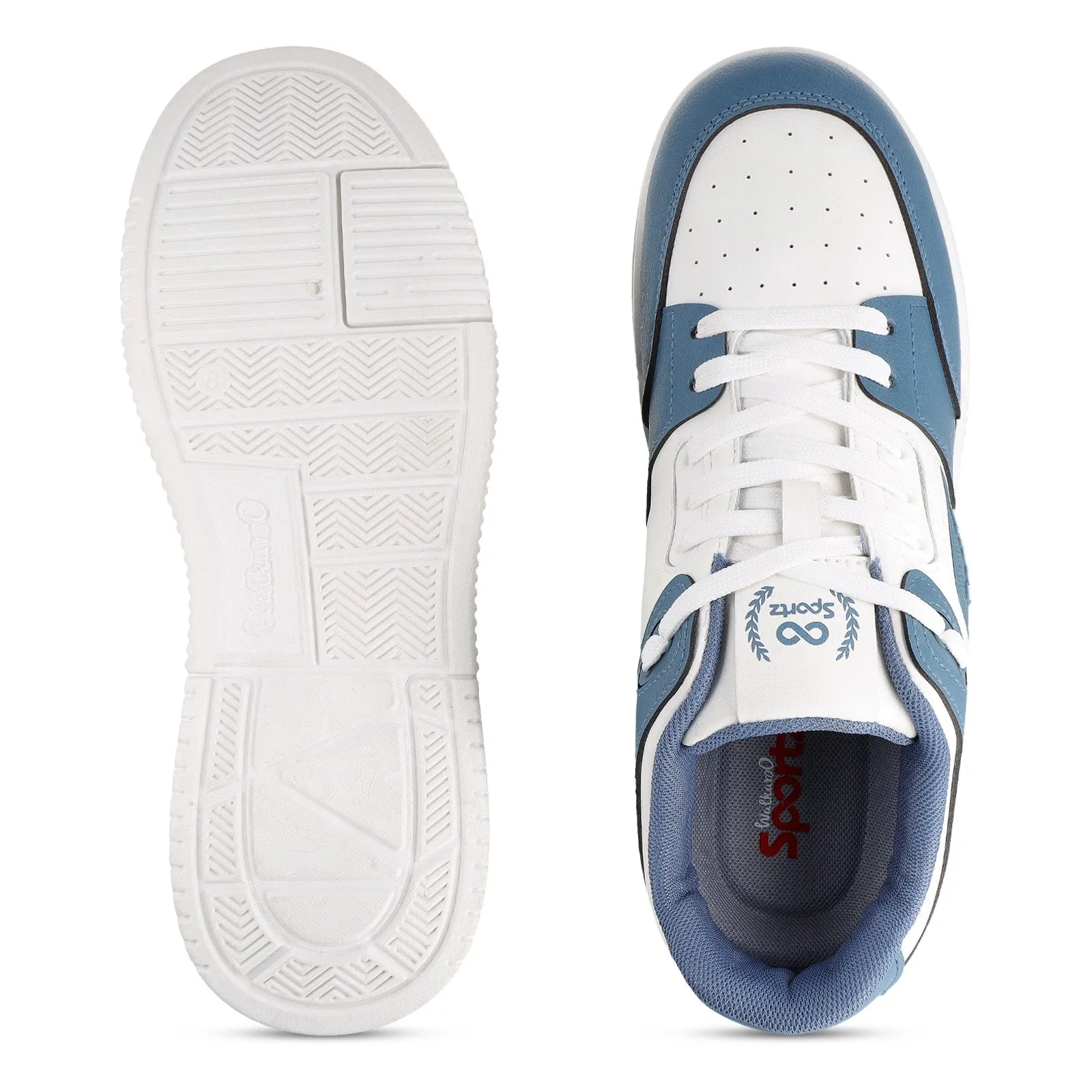 Men's Sports Sneakers - SGE24001 White Blue