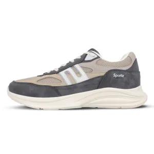 Men's Sports Sneakers - SGE24009 Grey Beige