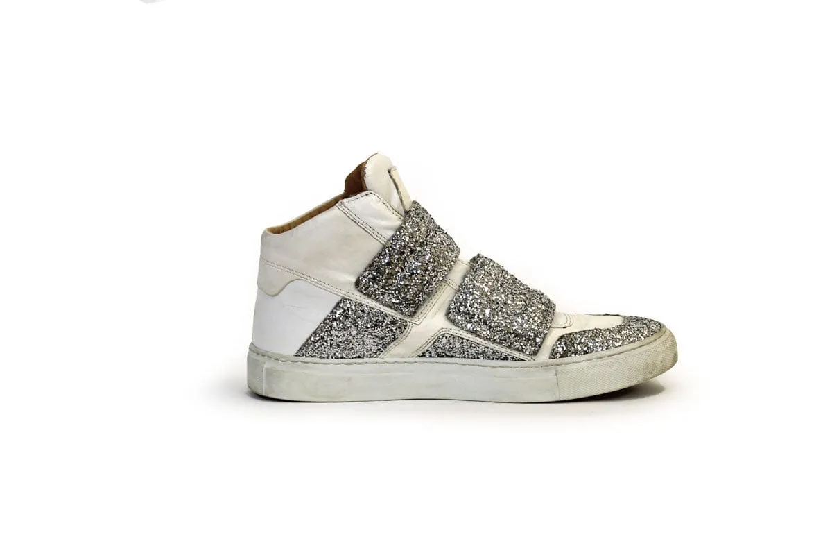 MM6 Glitter High Top Sneakers
