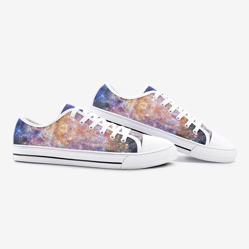 Niari's Shadow Psychedelic Canvas Low-Tops