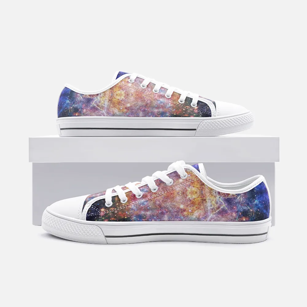 Niari's Shadow Psychedelic Canvas Low-Tops