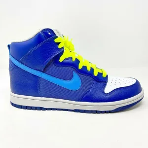 Nike Dunk High Varsity Deep Royal Blue White Mens Retro Sneakers 317982 403