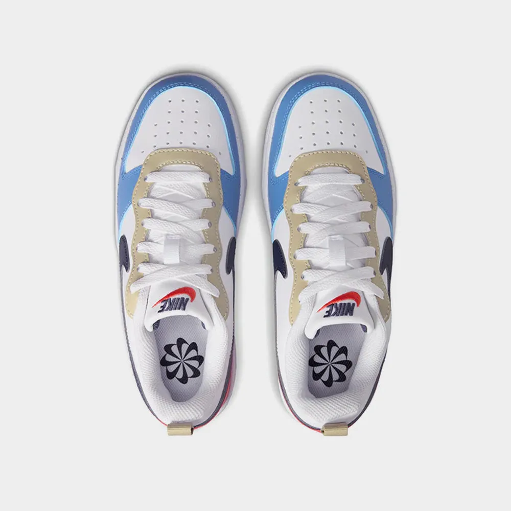 Nike Youth Court Borough Low Recraf Sneaker White/multi _ 183095 _ White