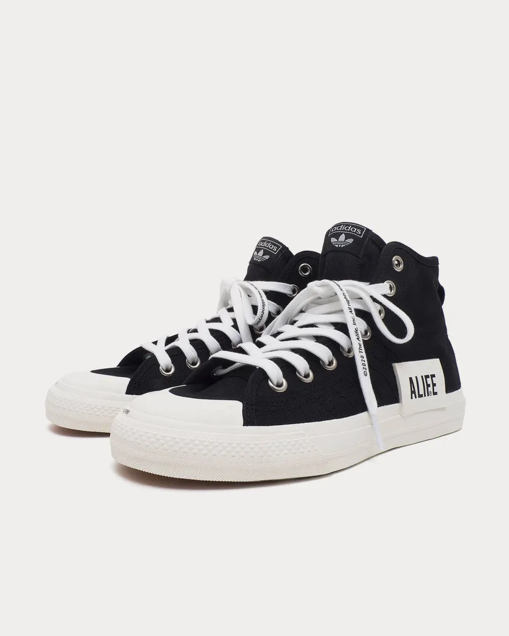 Nizza Black High Top Sneakers