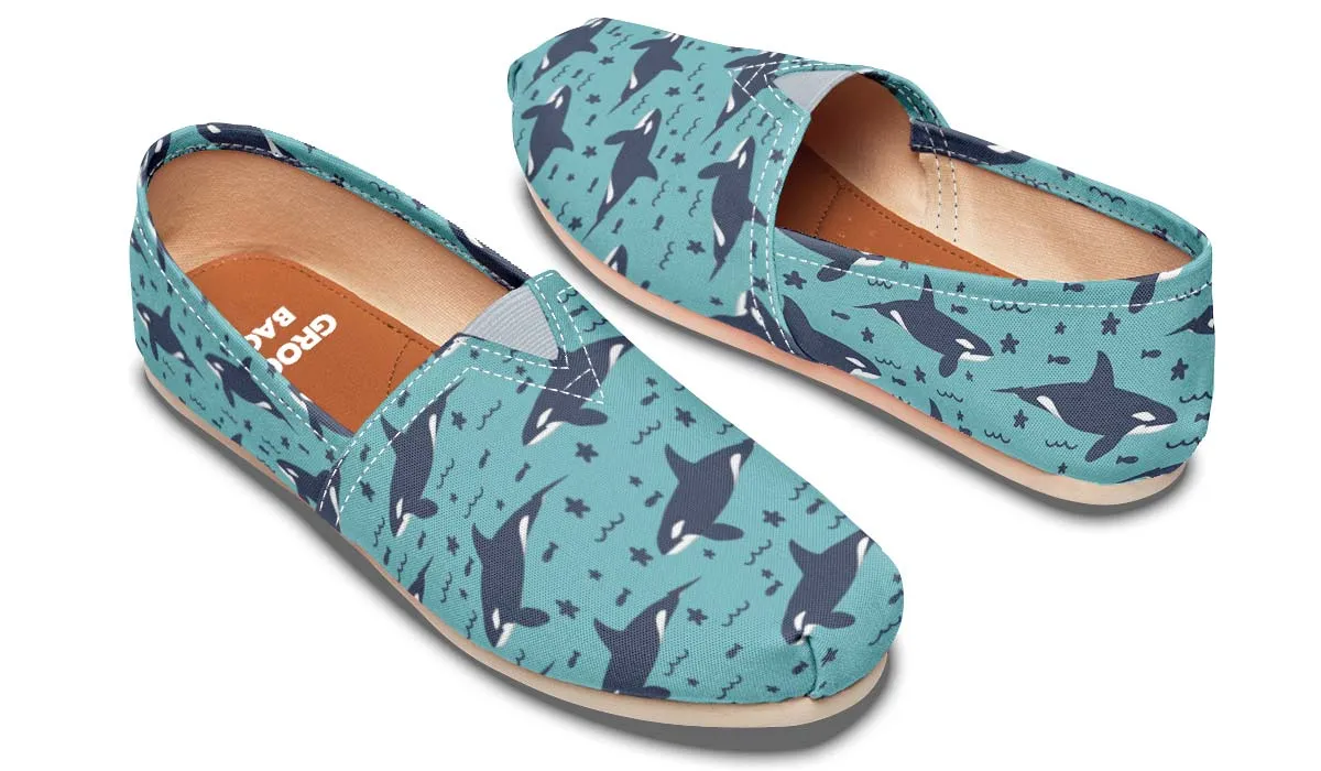 Orca Pattern Casual Shoes
