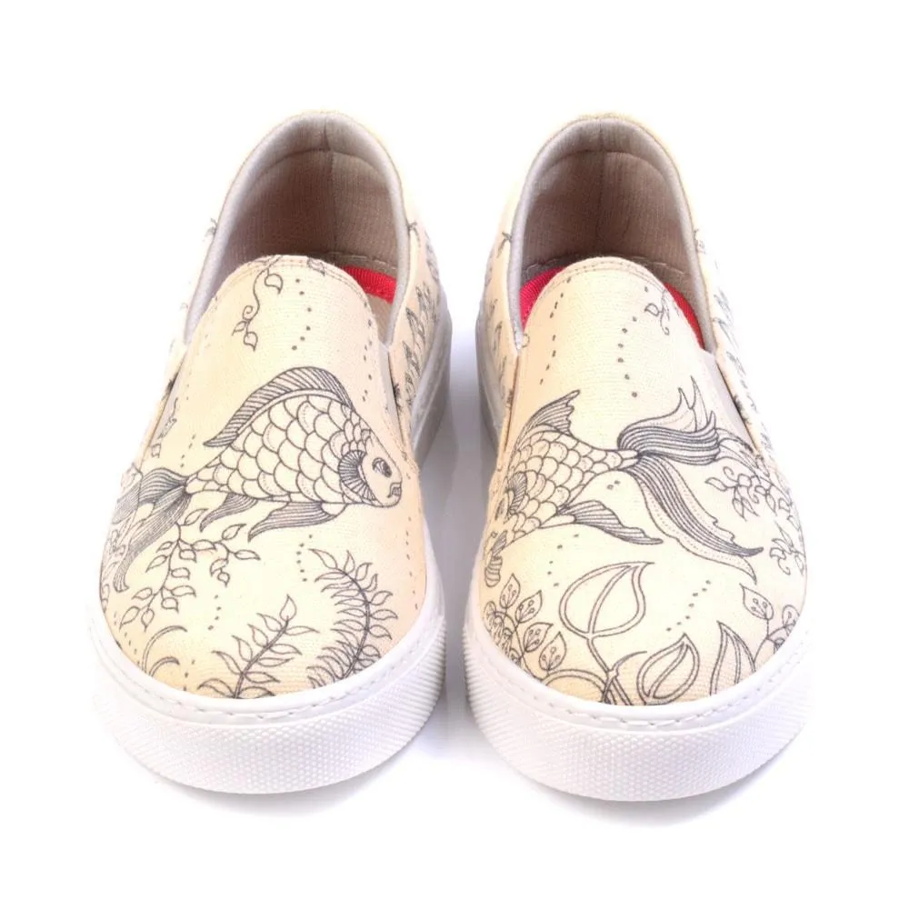 Painable Image Slip on Sneakers Shoes VN4502