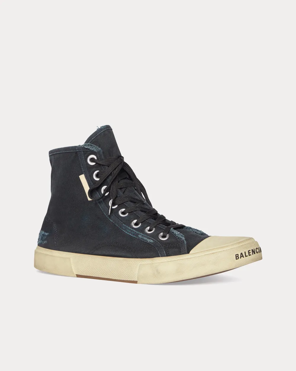 Paris Black High Top Sneakers