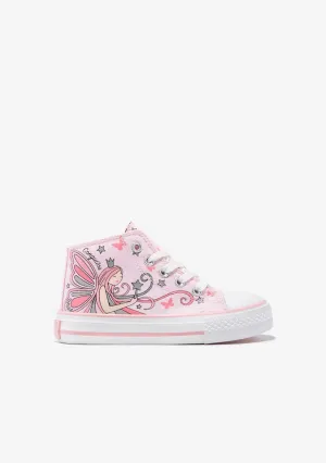 Pink Fairy High Top Sneakers