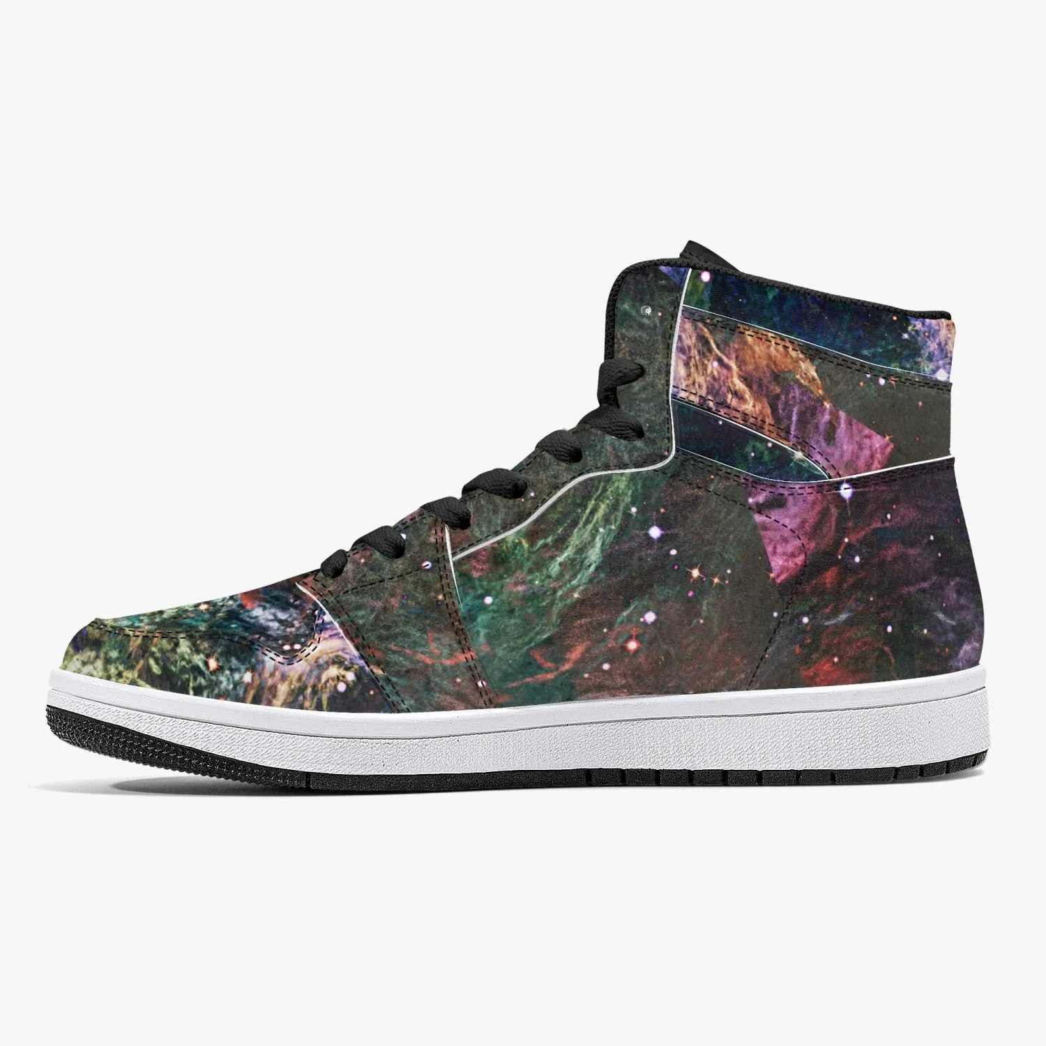 Prismyx Psychedelic Split-Style High-Top Sneakers