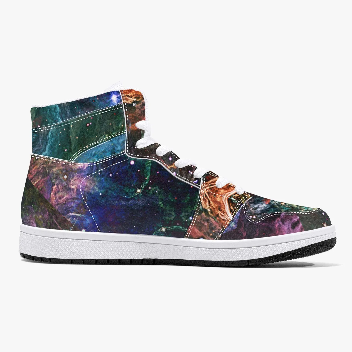Prismyx Psychedelic Split-Style High-Top Sneakers