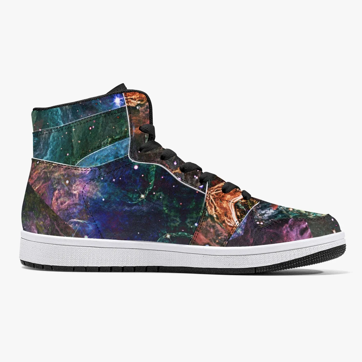 Prismyx Psychedelic Split-Style High-Top Sneakers